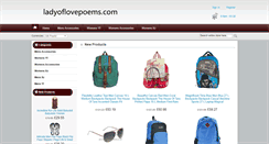 Desktop Screenshot of ladyoflovepoems.com